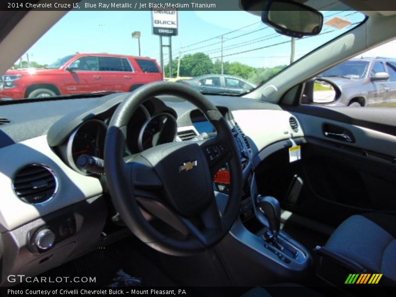 Blue Ray Metallic / Jet Black/Medium Titanium 2014 Chevrolet Cruze LS