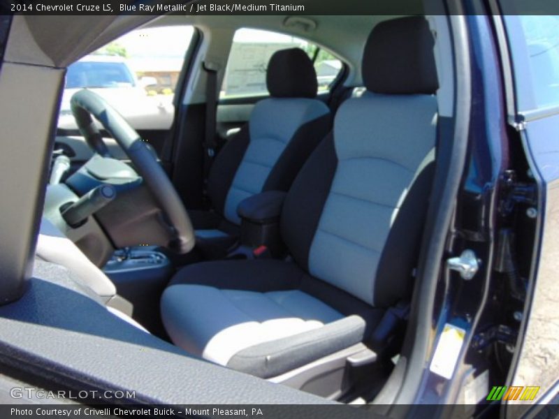 Blue Ray Metallic / Jet Black/Medium Titanium 2014 Chevrolet Cruze LS