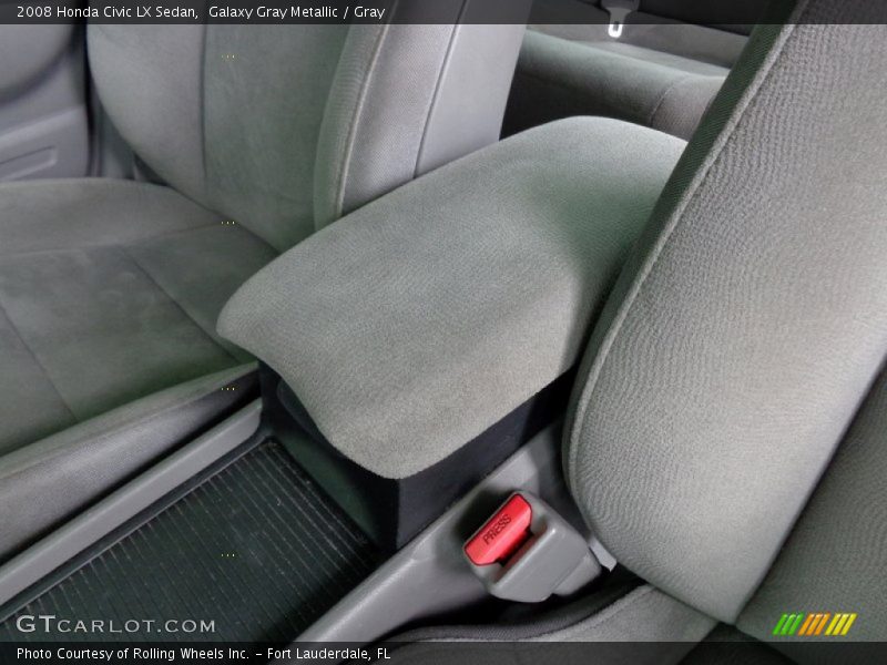 Galaxy Gray Metallic / Gray 2008 Honda Civic LX Sedan