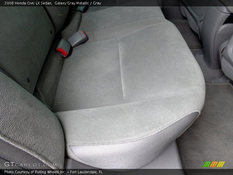 Galaxy Gray Metallic / Gray 2008 Honda Civic LX Sedan