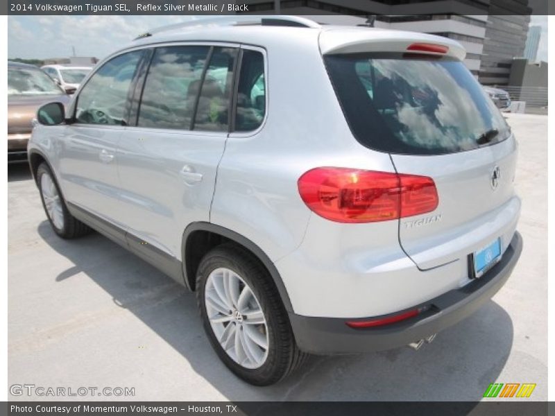 Reflex Silver Metallic / Black 2014 Volkswagen Tiguan SEL