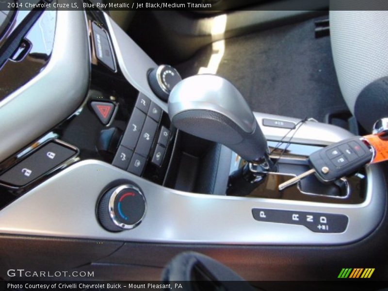Blue Ray Metallic / Jet Black/Medium Titanium 2014 Chevrolet Cruze LS