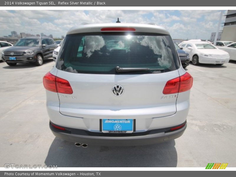 Reflex Silver Metallic / Black 2014 Volkswagen Tiguan SEL