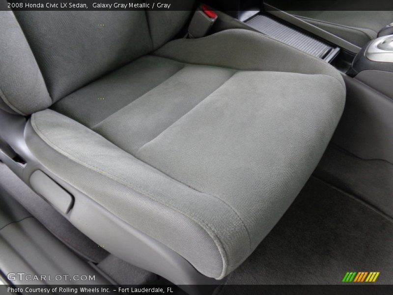 Galaxy Gray Metallic / Gray 2008 Honda Civic LX Sedan