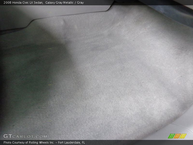 Galaxy Gray Metallic / Gray 2008 Honda Civic LX Sedan