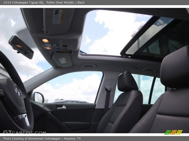 Reflex Silver Metallic / Black 2014 Volkswagen Tiguan SEL