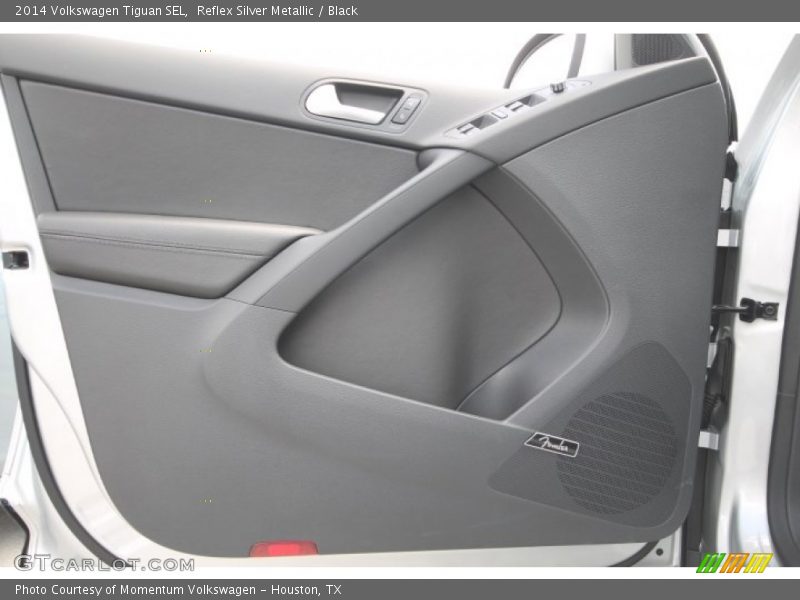 Reflex Silver Metallic / Black 2014 Volkswagen Tiguan SEL