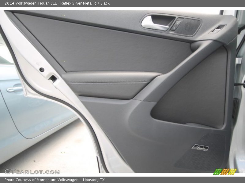 Reflex Silver Metallic / Black 2014 Volkswagen Tiguan SEL