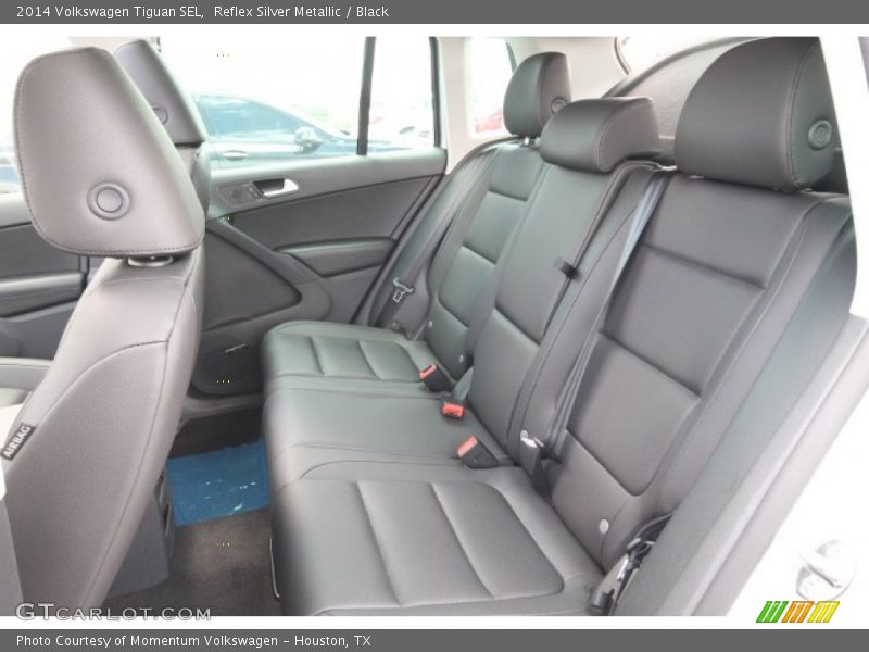Reflex Silver Metallic / Black 2014 Volkswagen Tiguan SEL