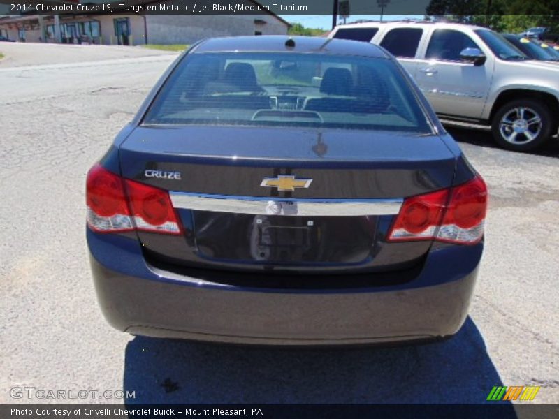 Tungsten Metallic / Jet Black/Medium Titanium 2014 Chevrolet Cruze LS