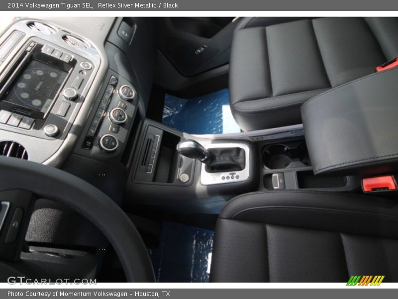 Reflex Silver Metallic / Black 2014 Volkswagen Tiguan SEL