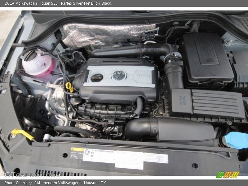 Reflex Silver Metallic / Black 2014 Volkswagen Tiguan SEL