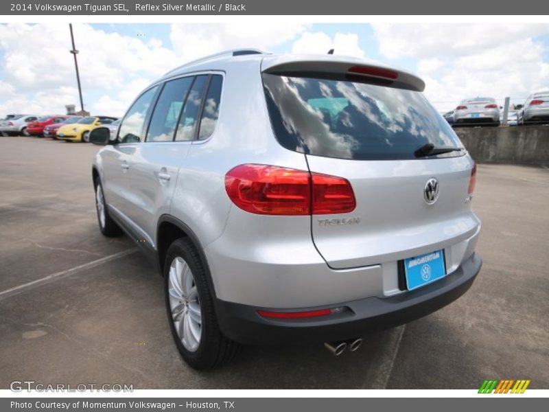 Reflex Silver Metallic / Black 2014 Volkswagen Tiguan SEL