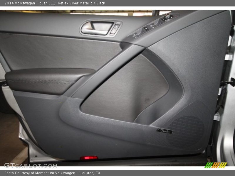 Reflex Silver Metallic / Black 2014 Volkswagen Tiguan SEL