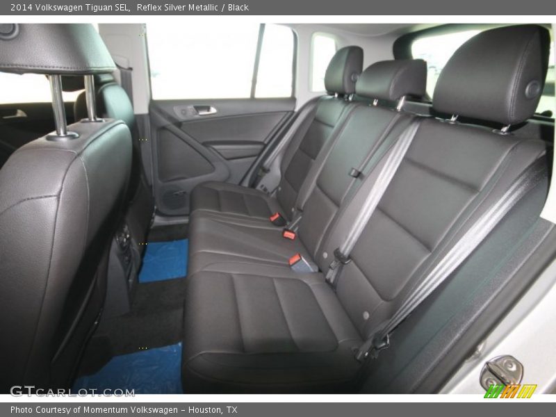 Reflex Silver Metallic / Black 2014 Volkswagen Tiguan SEL