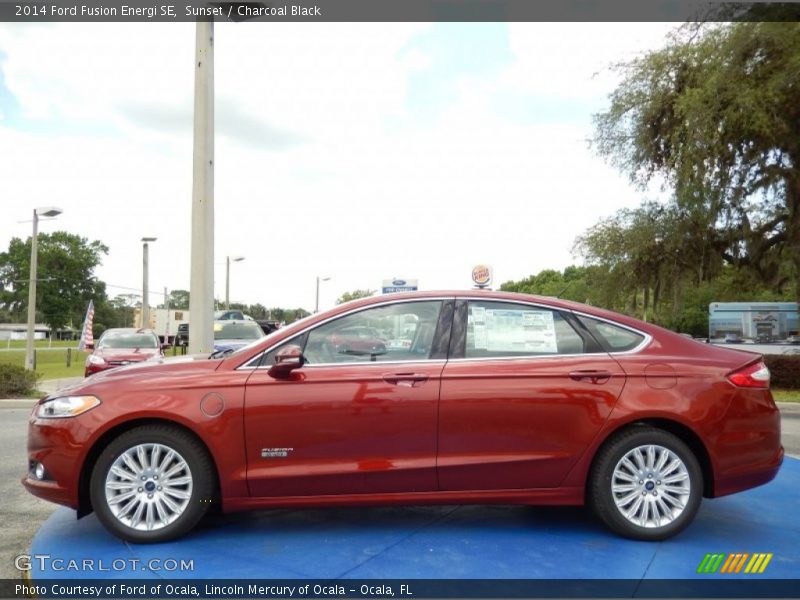  2014 Fusion Energi SE Sunset
