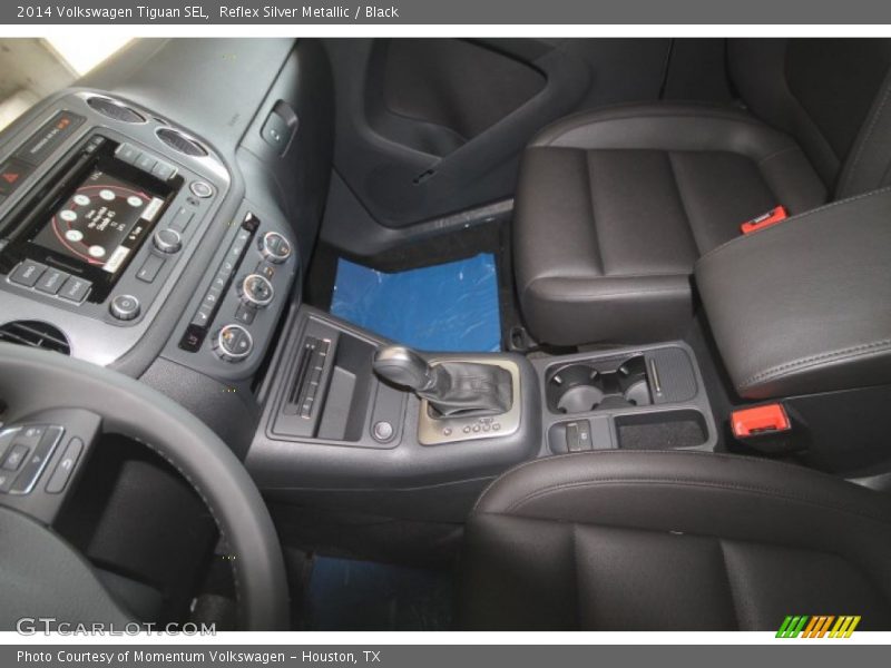 Reflex Silver Metallic / Black 2014 Volkswagen Tiguan SEL