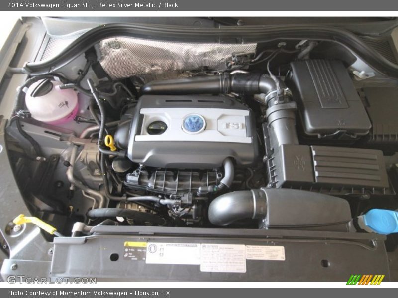 Reflex Silver Metallic / Black 2014 Volkswagen Tiguan SEL