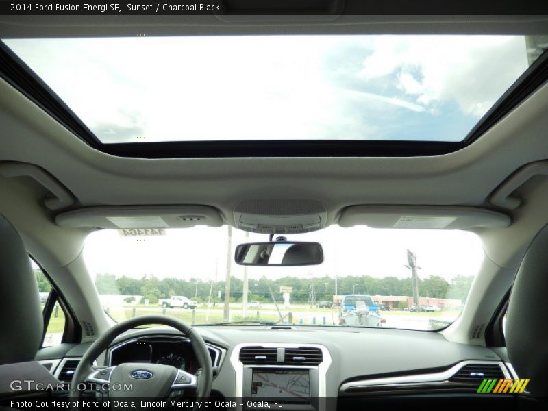Sunroof of 2014 Fusion Energi SE