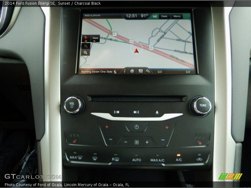 Navigation of 2014 Fusion Energi SE