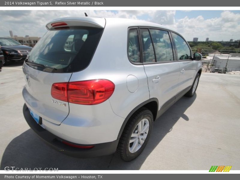 Reflex Silver Metallic / Black 2014 Volkswagen Tiguan S