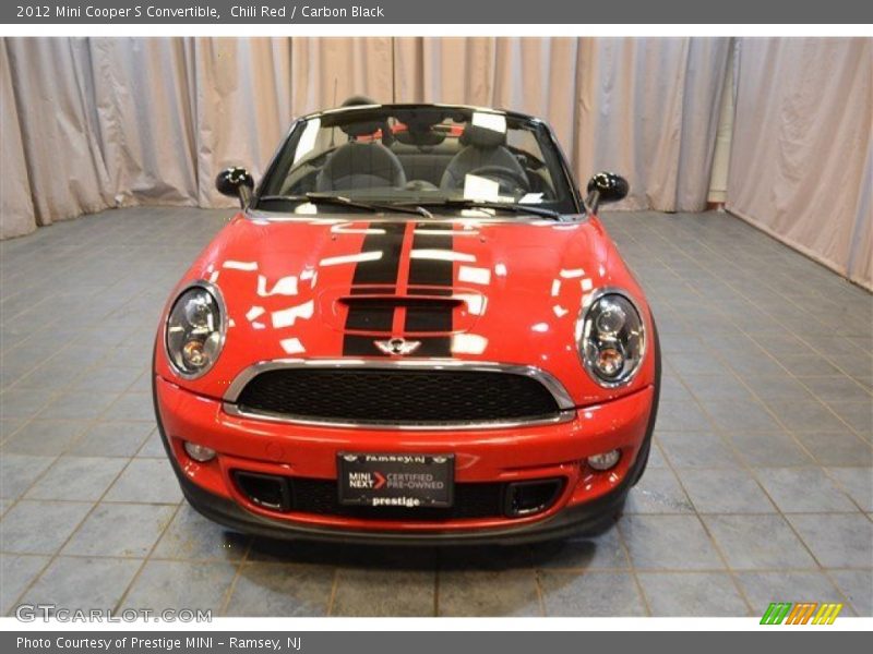 Chili Red / Carbon Black 2012 Mini Cooper S Convertible