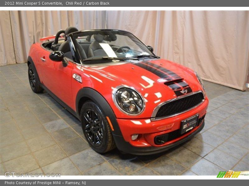 Chili Red / Carbon Black 2012 Mini Cooper S Convertible