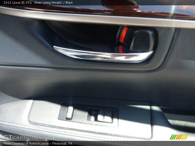 Silver Lining Metallic / Black 2013 Lexus ES 350
