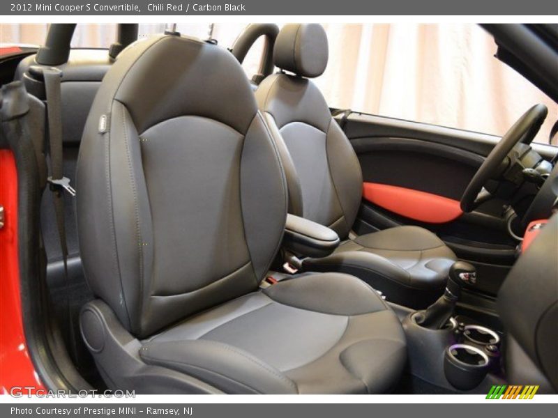 Chili Red / Carbon Black 2012 Mini Cooper S Convertible