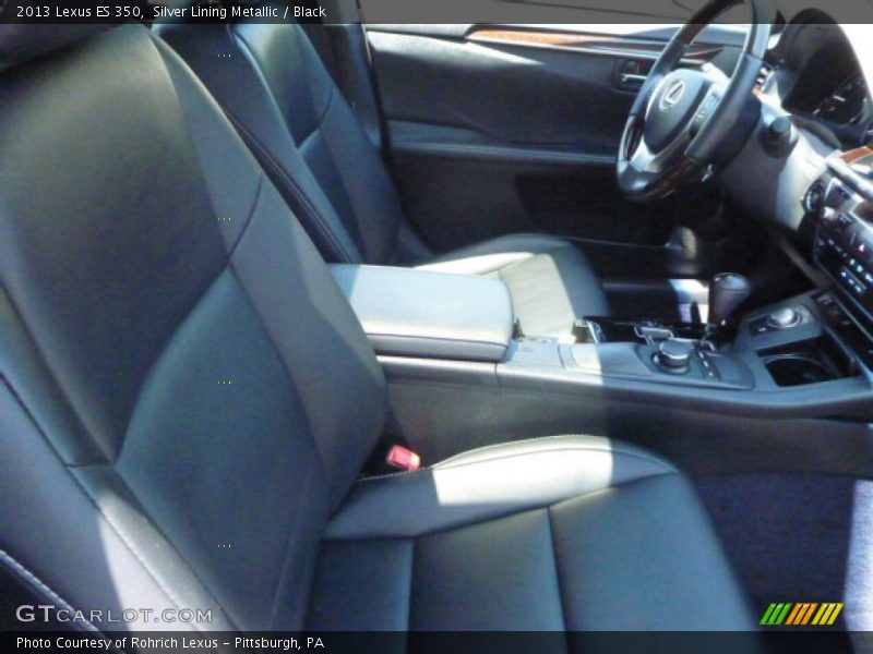 Silver Lining Metallic / Black 2013 Lexus ES 350