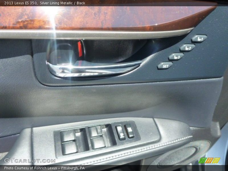 Silver Lining Metallic / Black 2013 Lexus ES 350