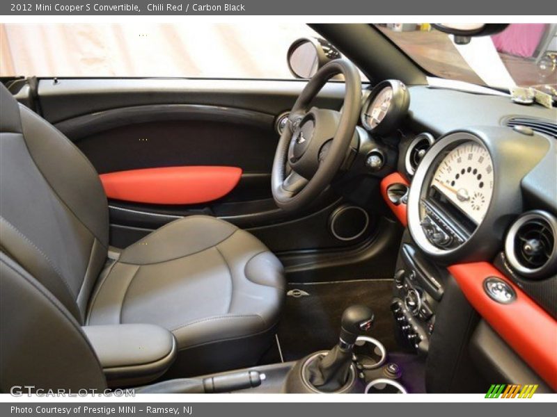 Chili Red / Carbon Black 2012 Mini Cooper S Convertible