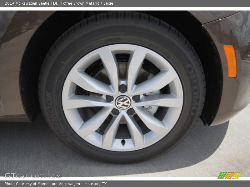 Toffee Brown Metallic / Beige 2014 Volkswagen Beetle TDI