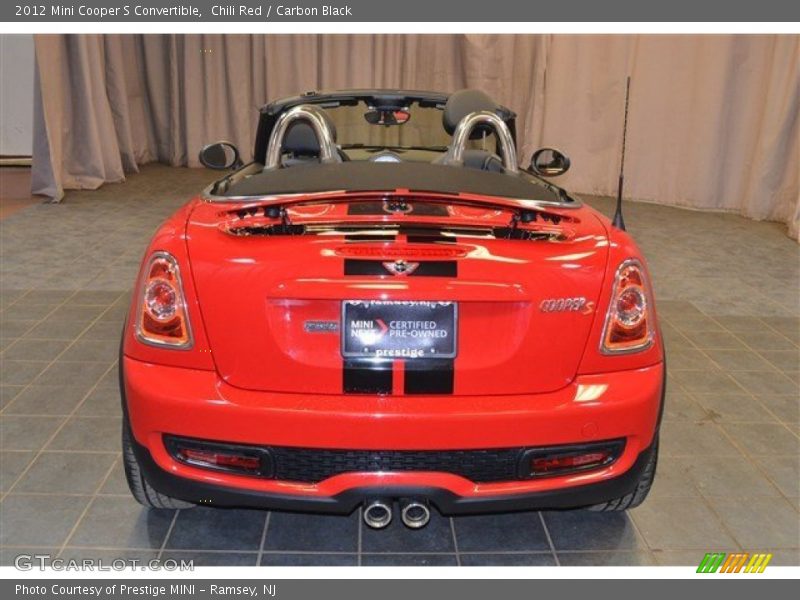 Chili Red / Carbon Black 2012 Mini Cooper S Convertible