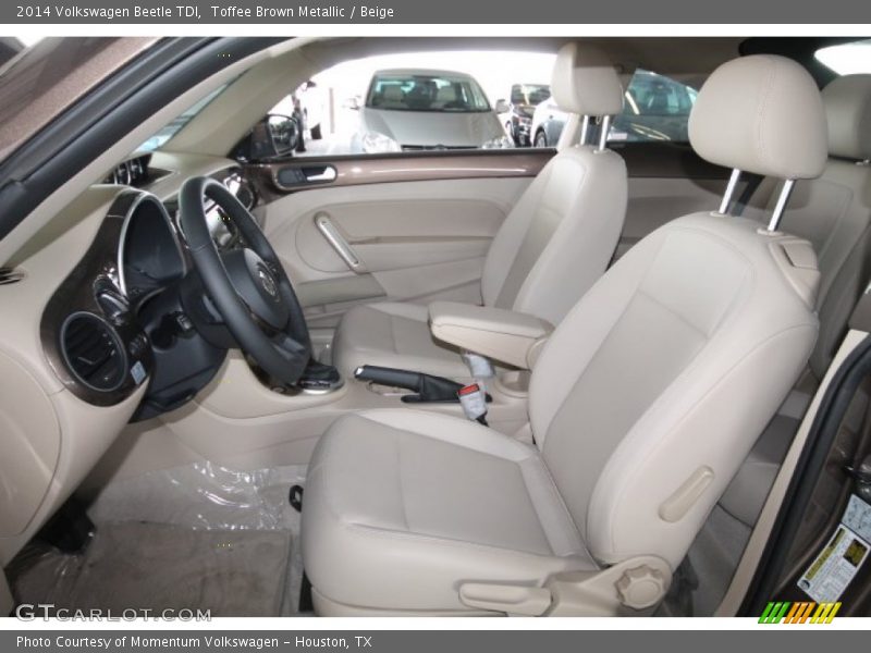 Toffee Brown Metallic / Beige 2014 Volkswagen Beetle TDI