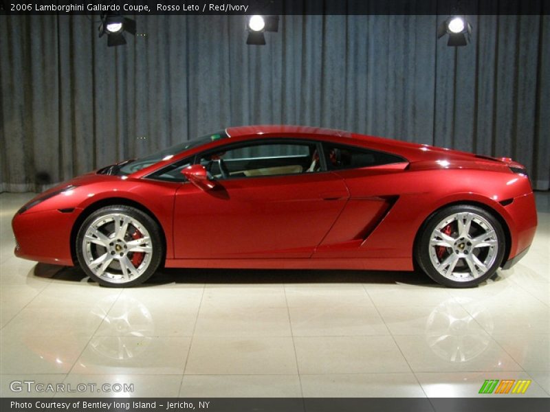 Rosso Leto / Red/Ivory 2006 Lamborghini Gallardo Coupe