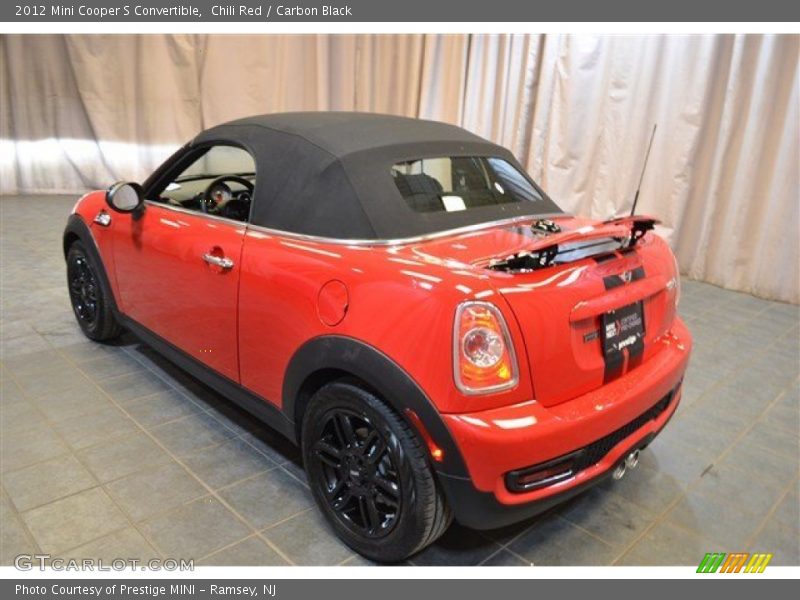 Chili Red / Carbon Black 2012 Mini Cooper S Convertible