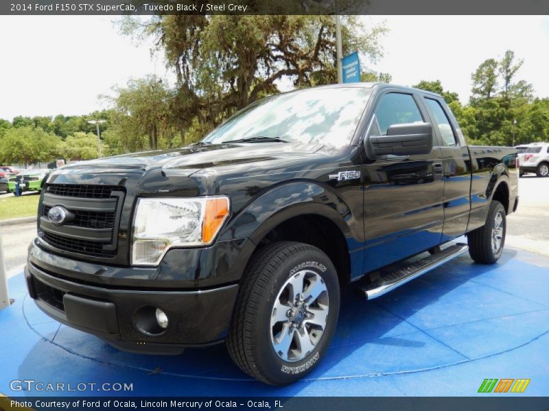 Tuxedo Black / Steel Grey 2014 Ford F150 STX SuperCab