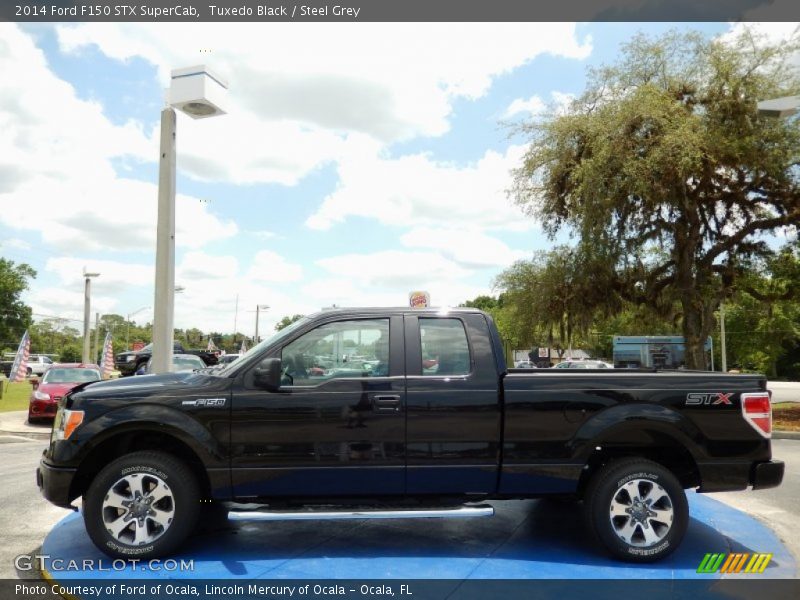 Tuxedo Black / Steel Grey 2014 Ford F150 STX SuperCab