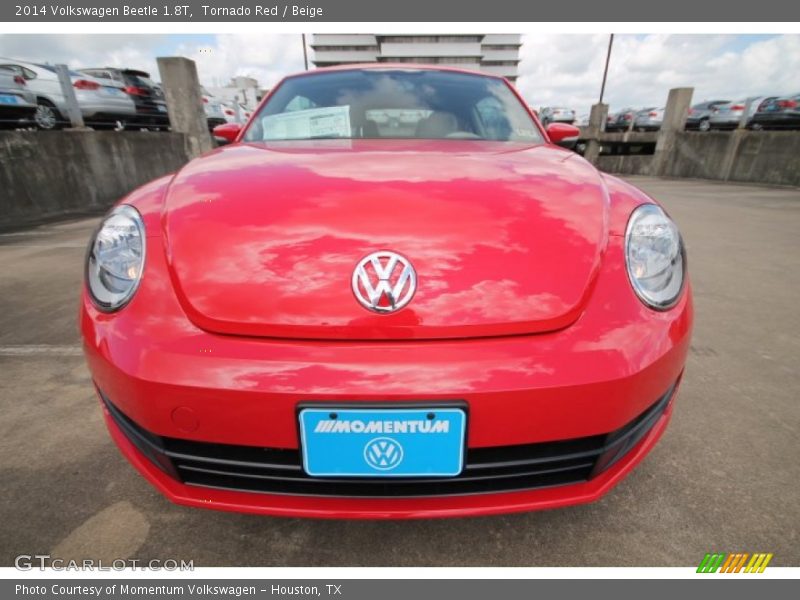 Tornado Red / Beige 2014 Volkswagen Beetle 1.8T