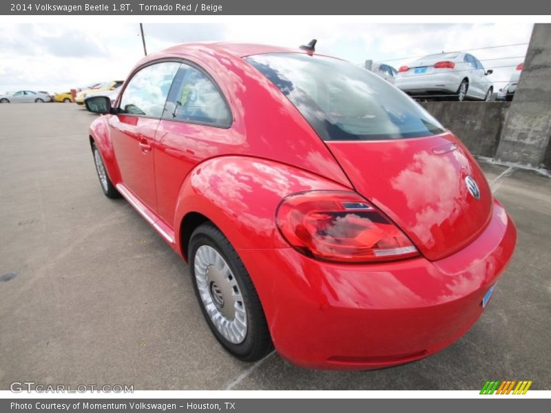 Tornado Red / Beige 2014 Volkswagen Beetle 1.8T