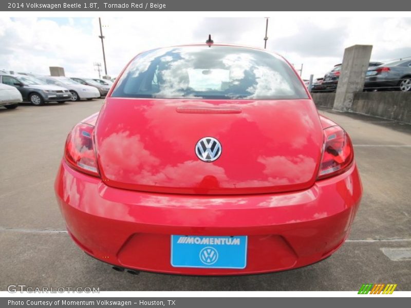 Tornado Red / Beige 2014 Volkswagen Beetle 1.8T