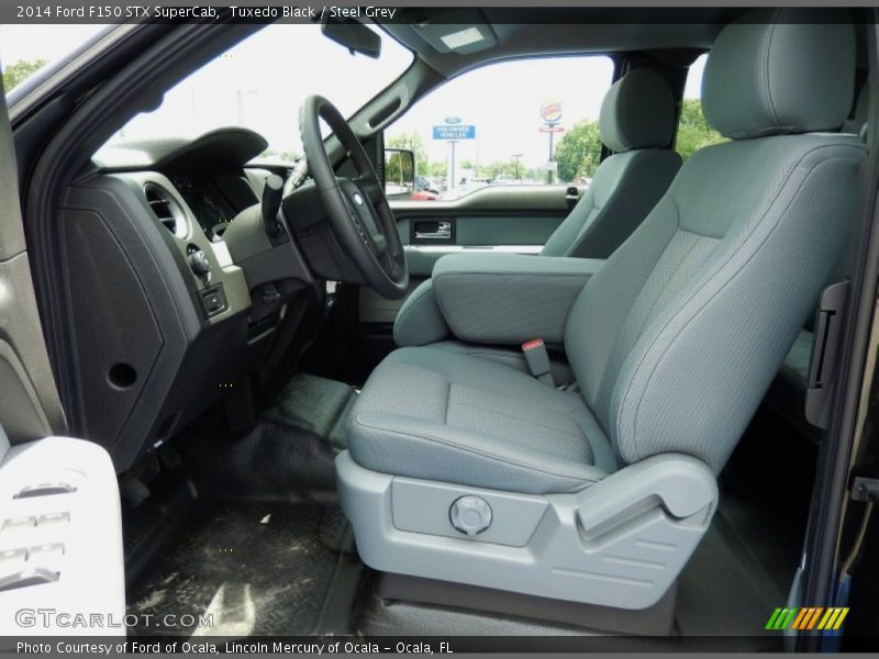 Tuxedo Black / Steel Grey 2014 Ford F150 STX SuperCab