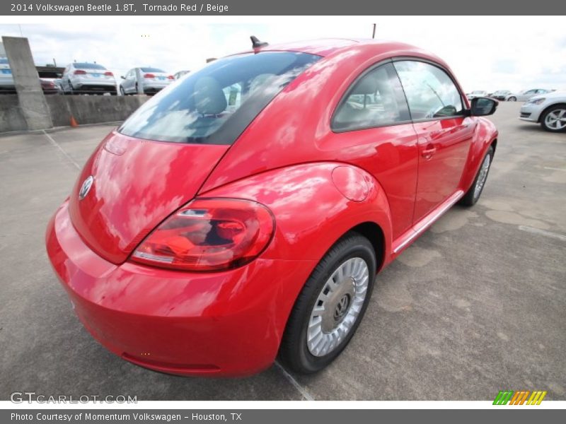 Tornado Red / Beige 2014 Volkswagen Beetle 1.8T