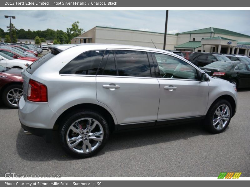 Ingot Silver Metallic / Charcoal Black 2013 Ford Edge Limited