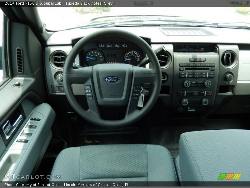 Tuxedo Black / Steel Grey 2014 Ford F150 STX SuperCab