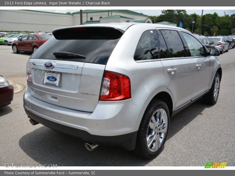 Ingot Silver Metallic / Charcoal Black 2013 Ford Edge Limited