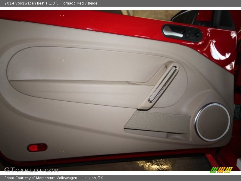 Tornado Red / Beige 2014 Volkswagen Beetle 1.8T