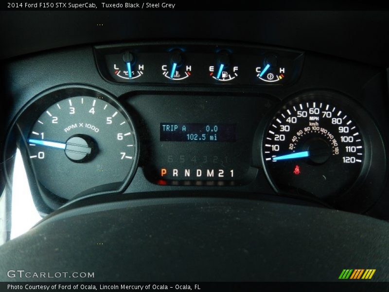 Tuxedo Black / Steel Grey 2014 Ford F150 STX SuperCab