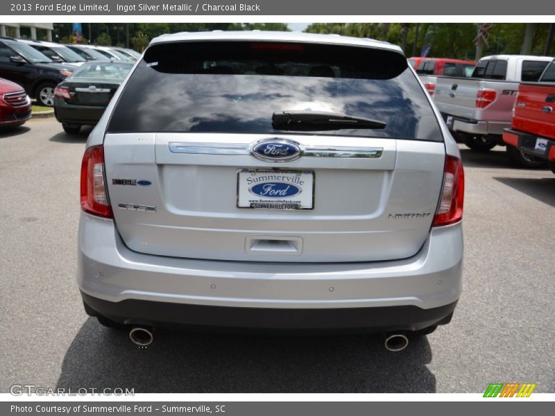 Ingot Silver Metallic / Charcoal Black 2013 Ford Edge Limited